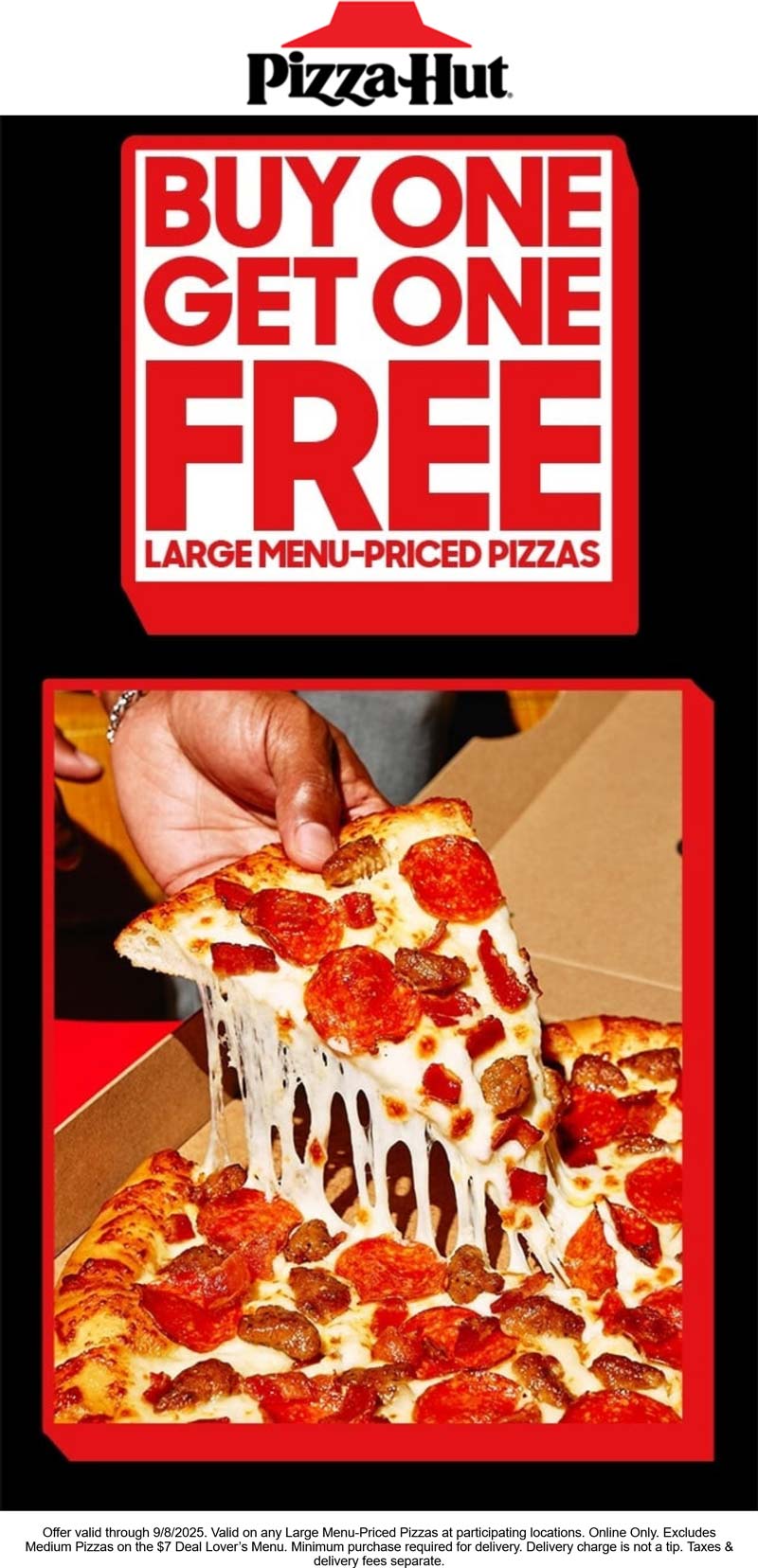 Pizza Hut coupons & promo code for September 2025