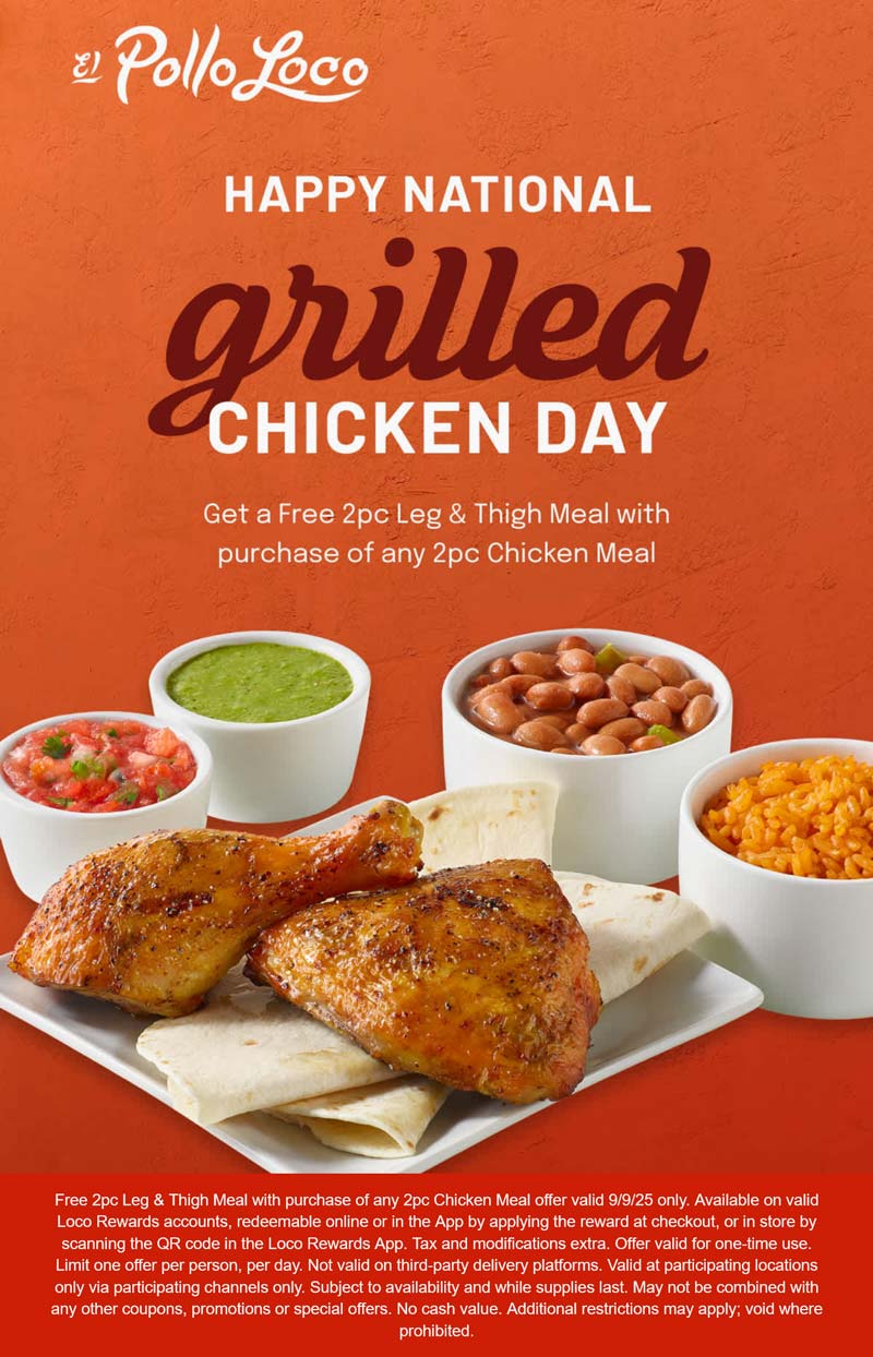 El Pollo Loco coupons & promo code for September 2025