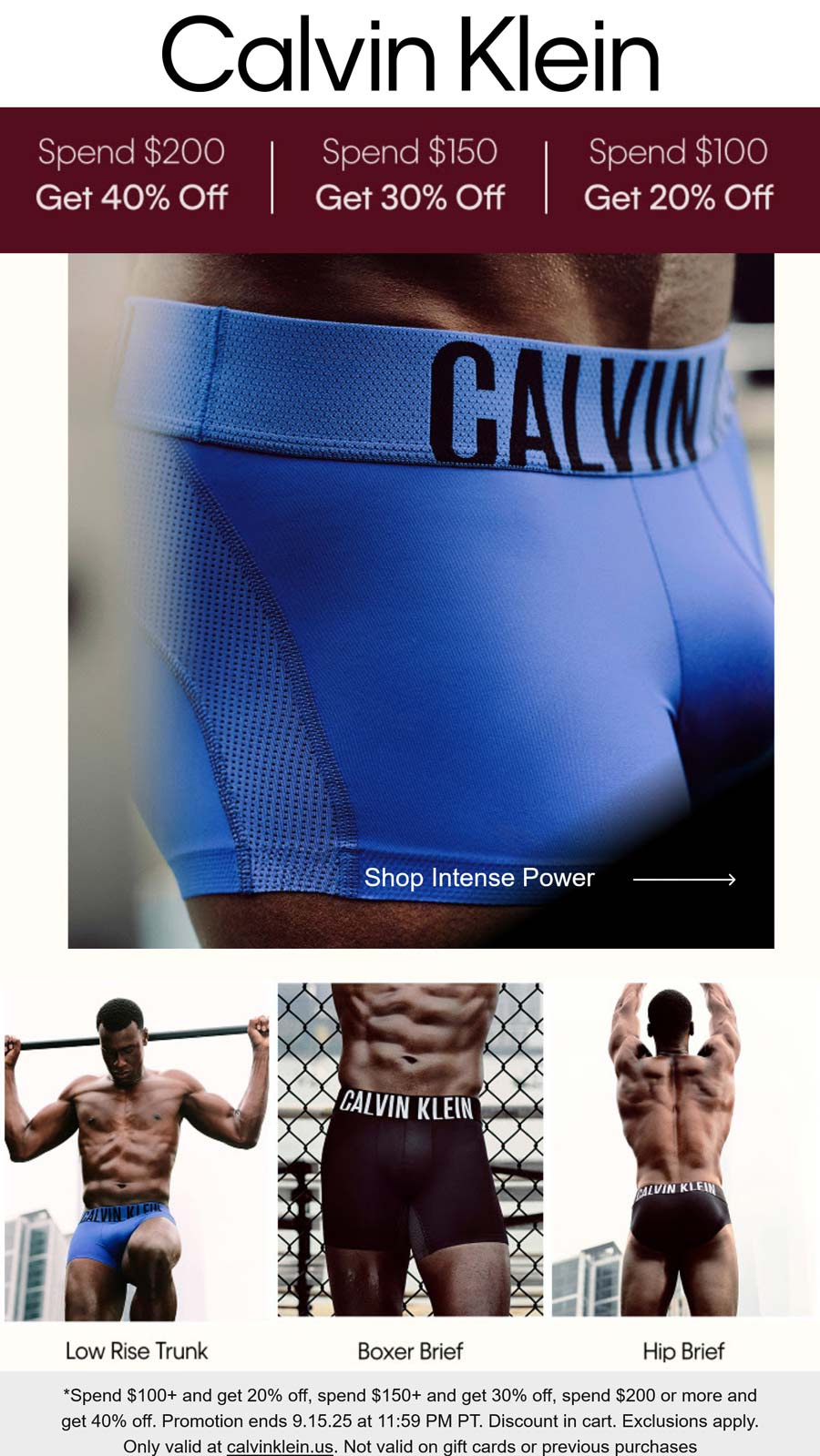 Calvin Klein stores Coupon  20-40% off $100+ online at Calvin Klein #calvinklein 