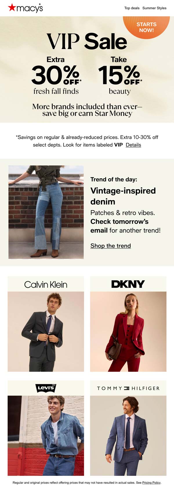 Macys stores Coupon  Extra 30% off vip fall finds at Macys, ditto online #macys 