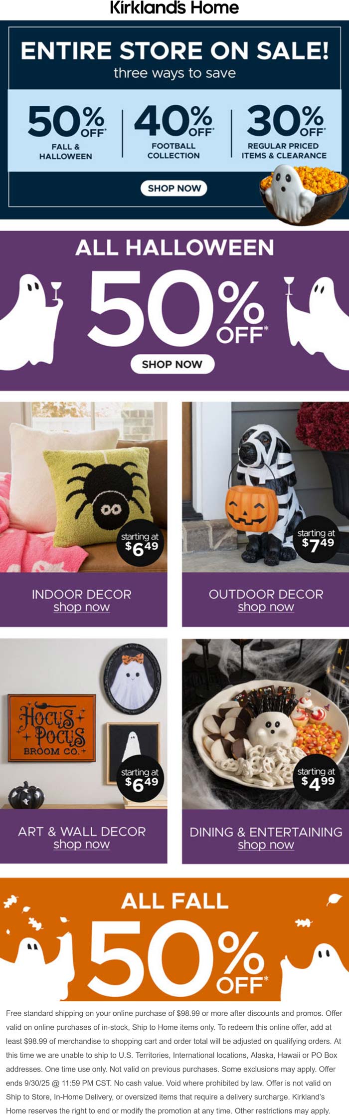 Kirklands stores Coupon  30-50% off everything at Kirklands #kirklands 