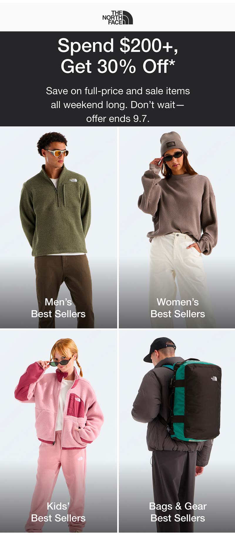 The North Face stores Coupon  30% off $200+ at The North Face #thenorthface 